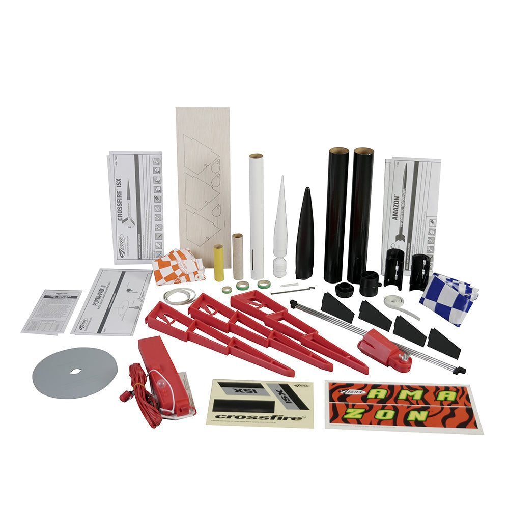 Tandem-X Rocket Launch Set Parts
