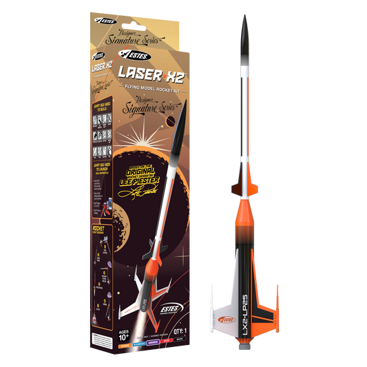 Estes Laser X2 Designer Series Model Rocket Kit