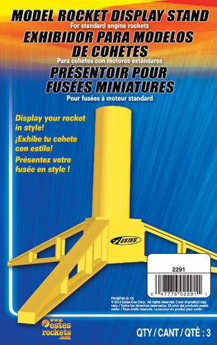002291 - Model Rocket Display Stand (standard engine size)-3465