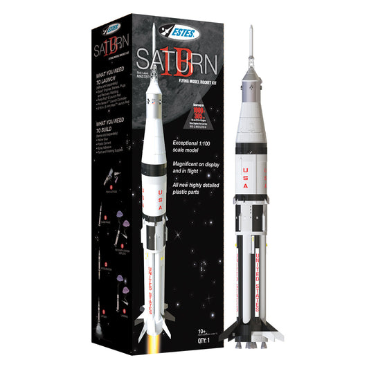 Estes Saturn 1B Box With Rocket