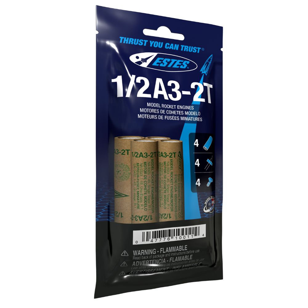 Estes 1/2A3-2T Model Rocket Engines