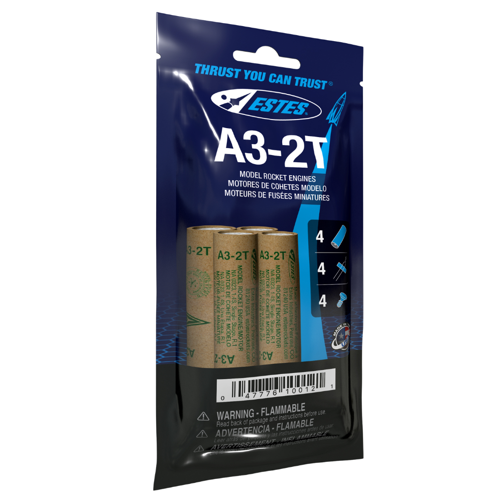 Estes A3-2T Mini 13mm Model Rocket Engines
