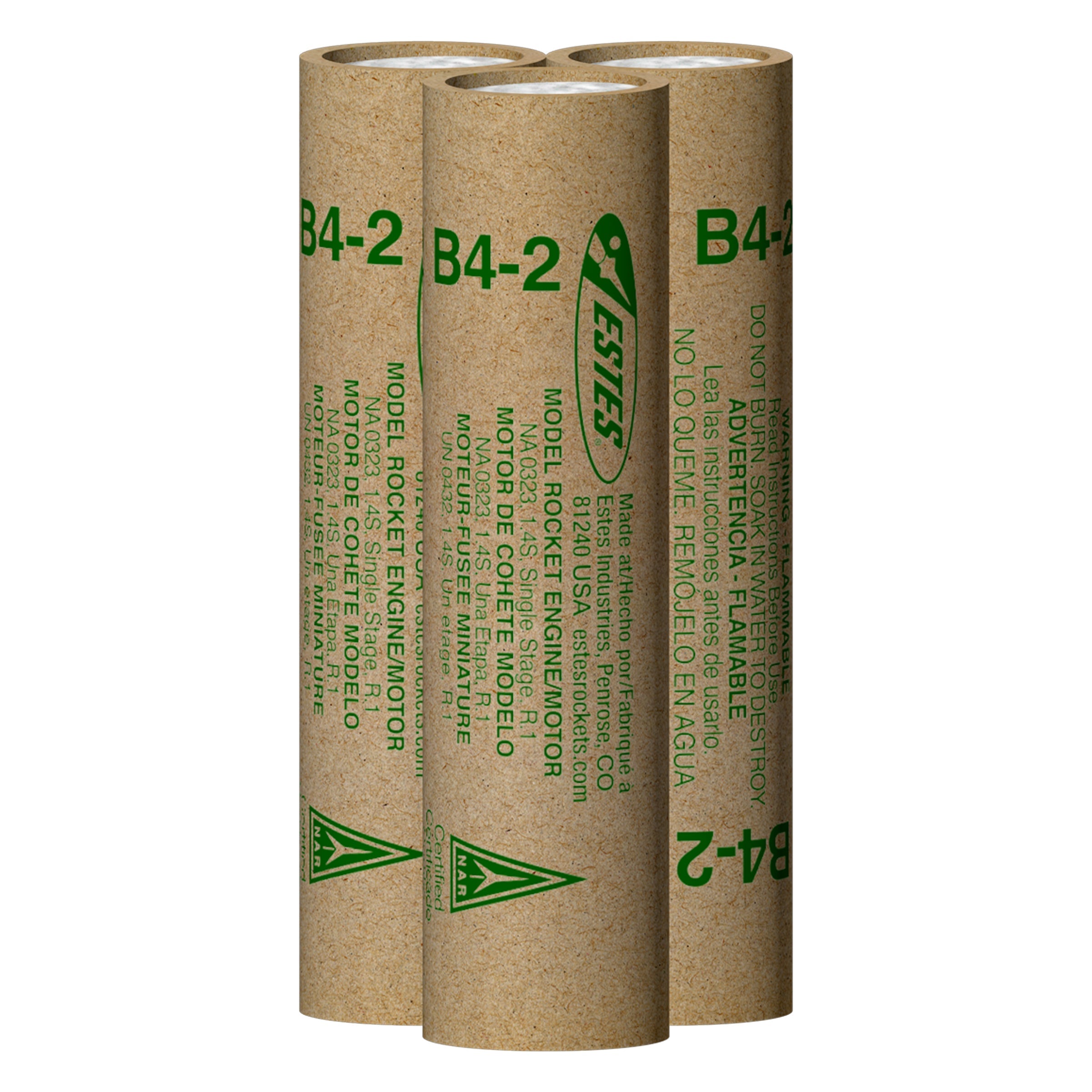 Estes B4-2 18mm Model Rocket Engines 