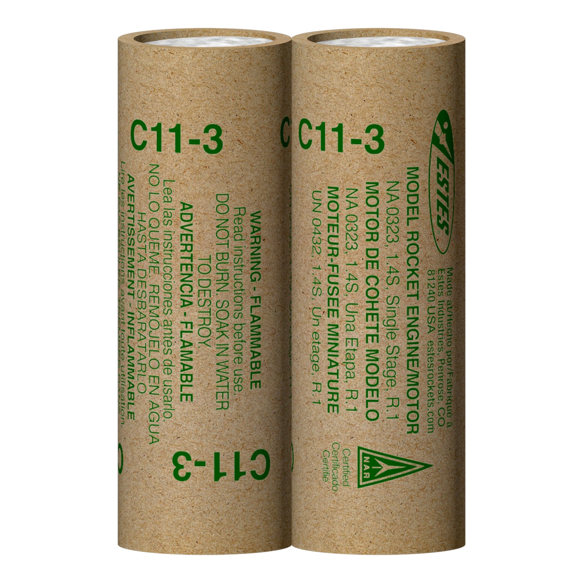 C11-3 24mm Model Rocket Engines 