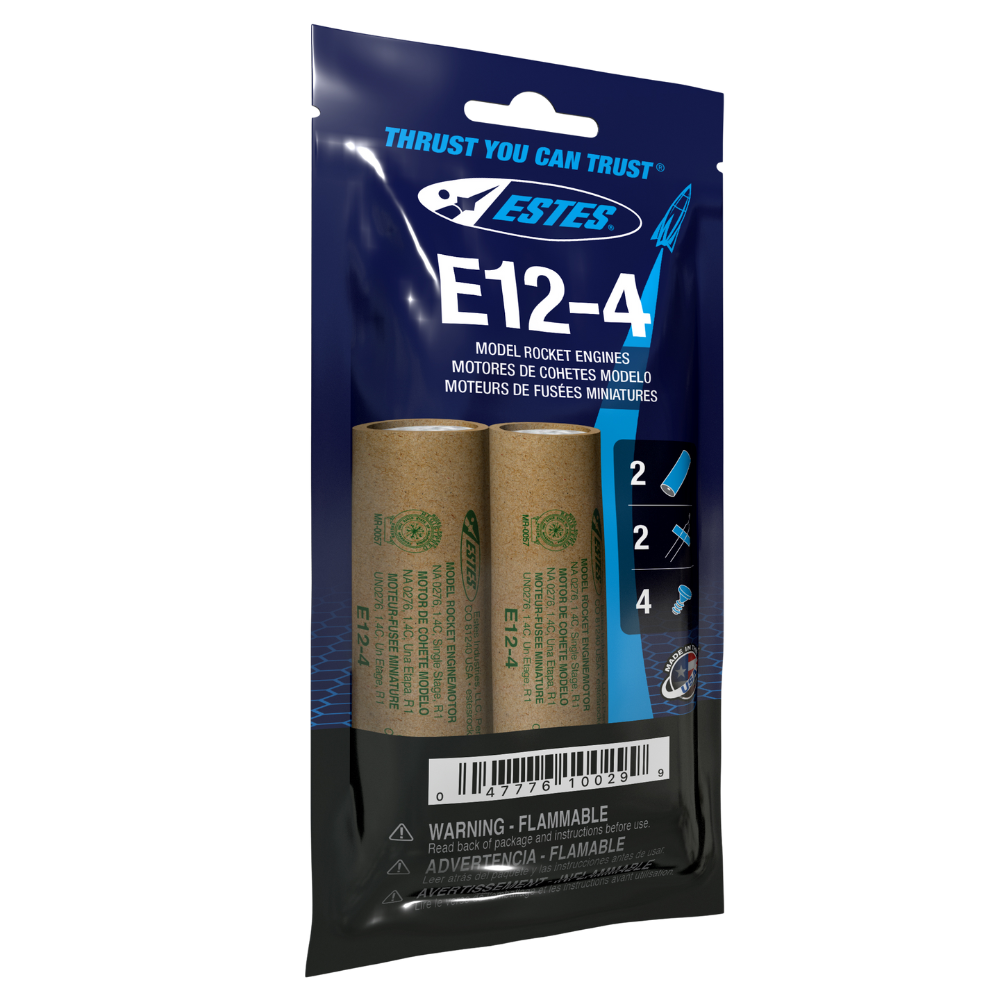 Estes E12-4 Model Rocket Engines
