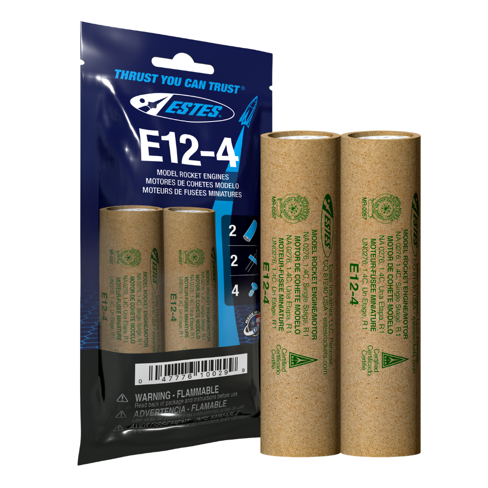 Estes E12-4 24mm Model Rocket Engines