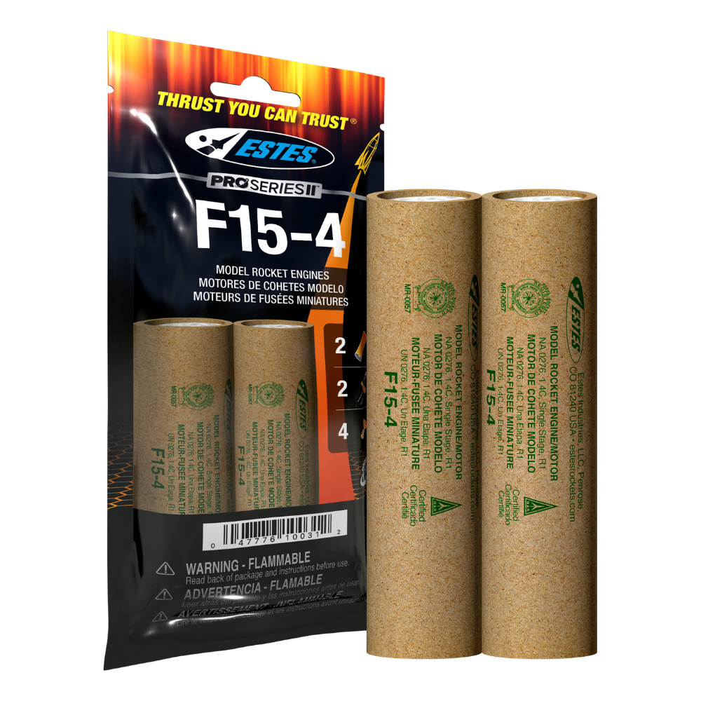 Estes F15-4 Rocket Engines