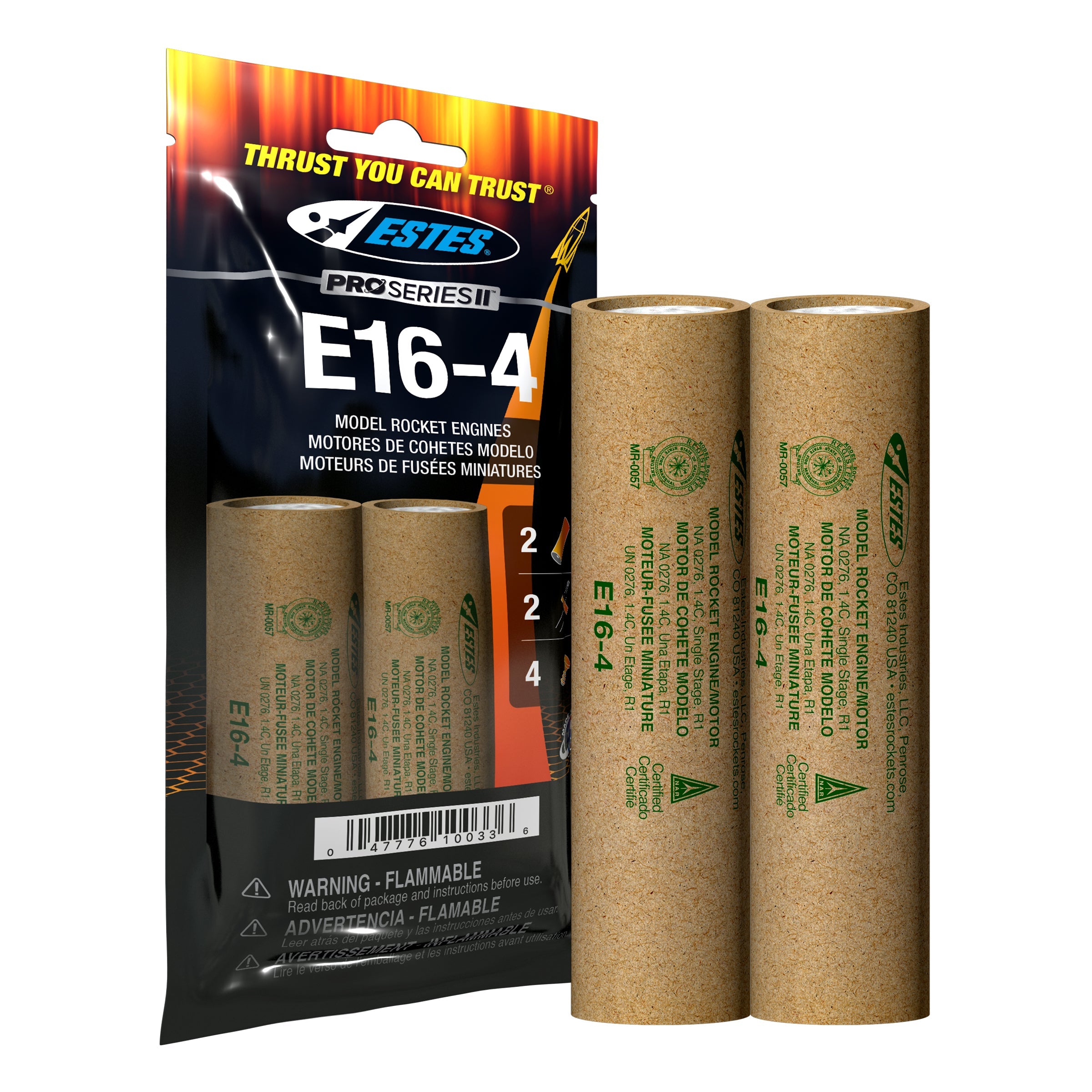 Estes E16-4 29mm Model Rocket Engines