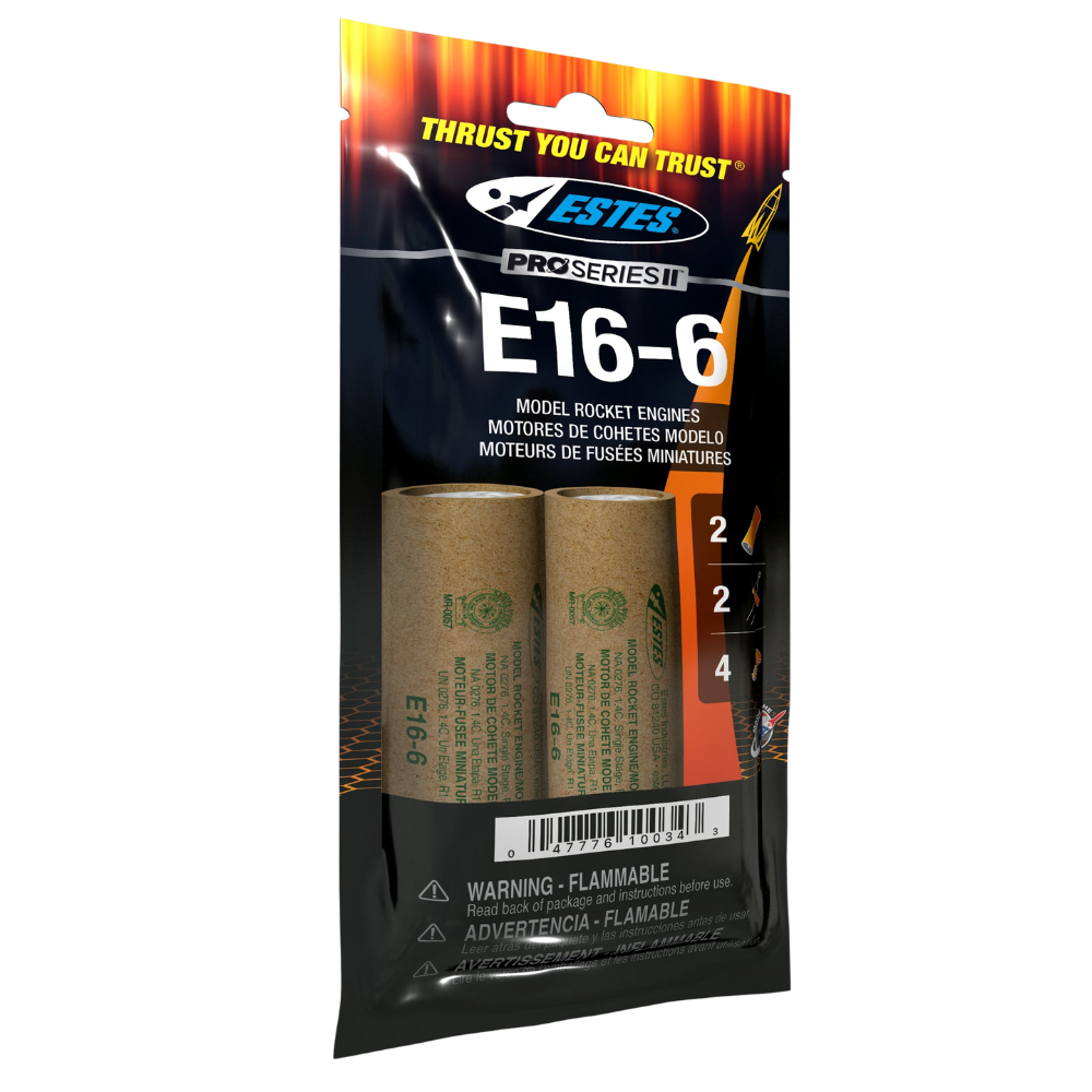 Estes E16-6 Model Rocket Engines
