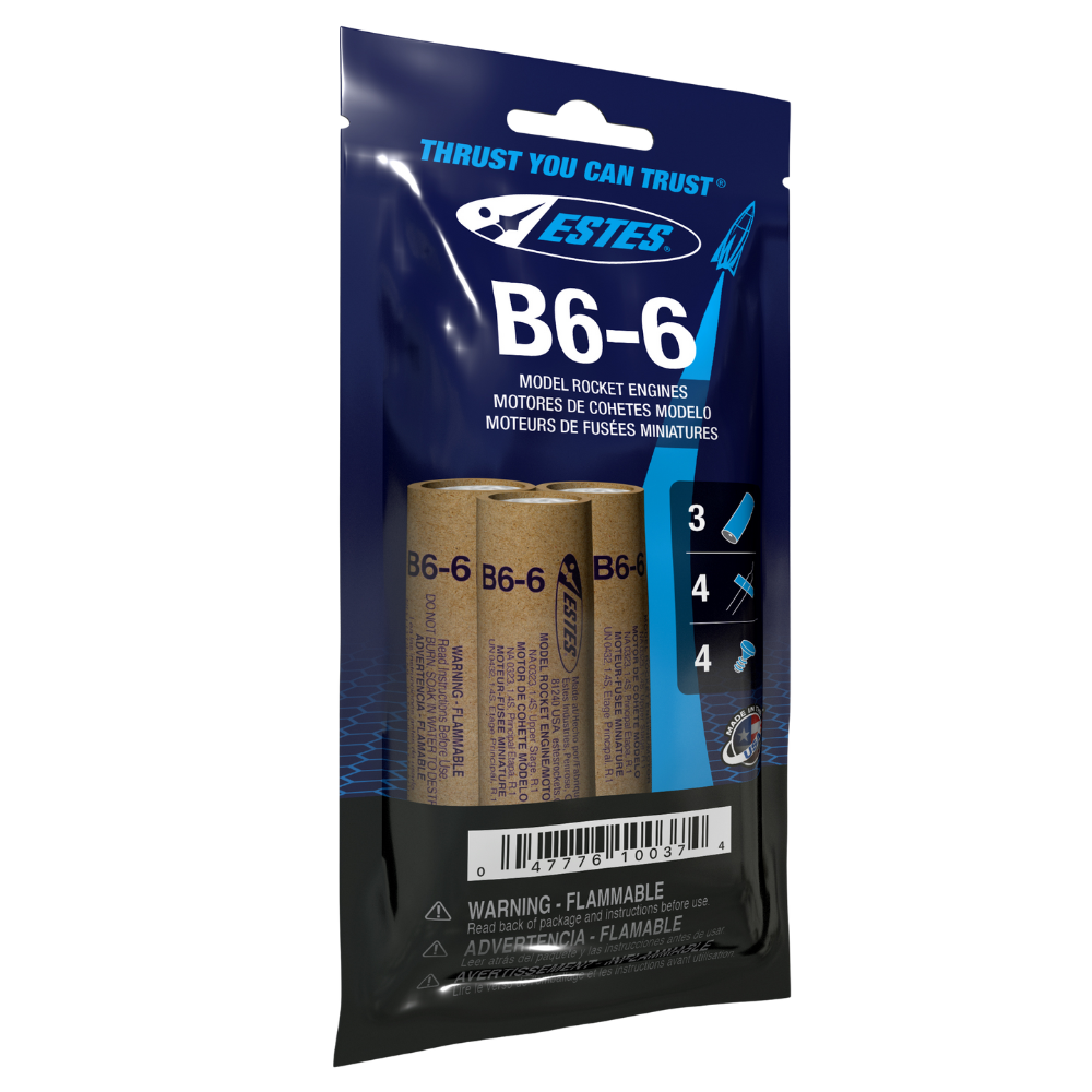 Estes B6-6 Model Rocket Engines