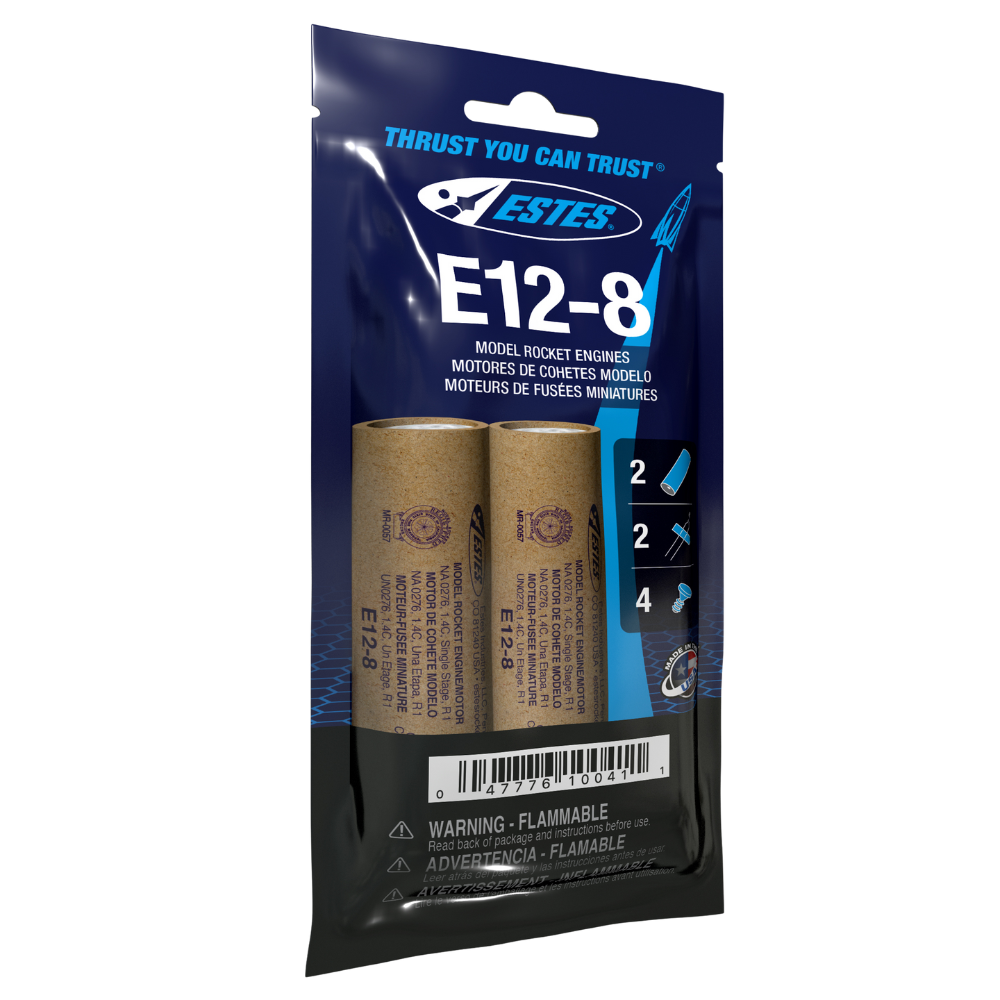 Estes E12-8 Model Rocket Engines 