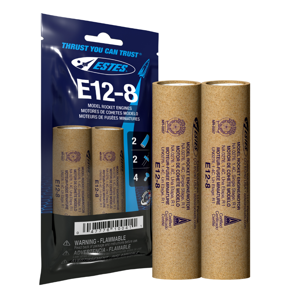 Estes E12-8 24mm Model Rocket Engines 