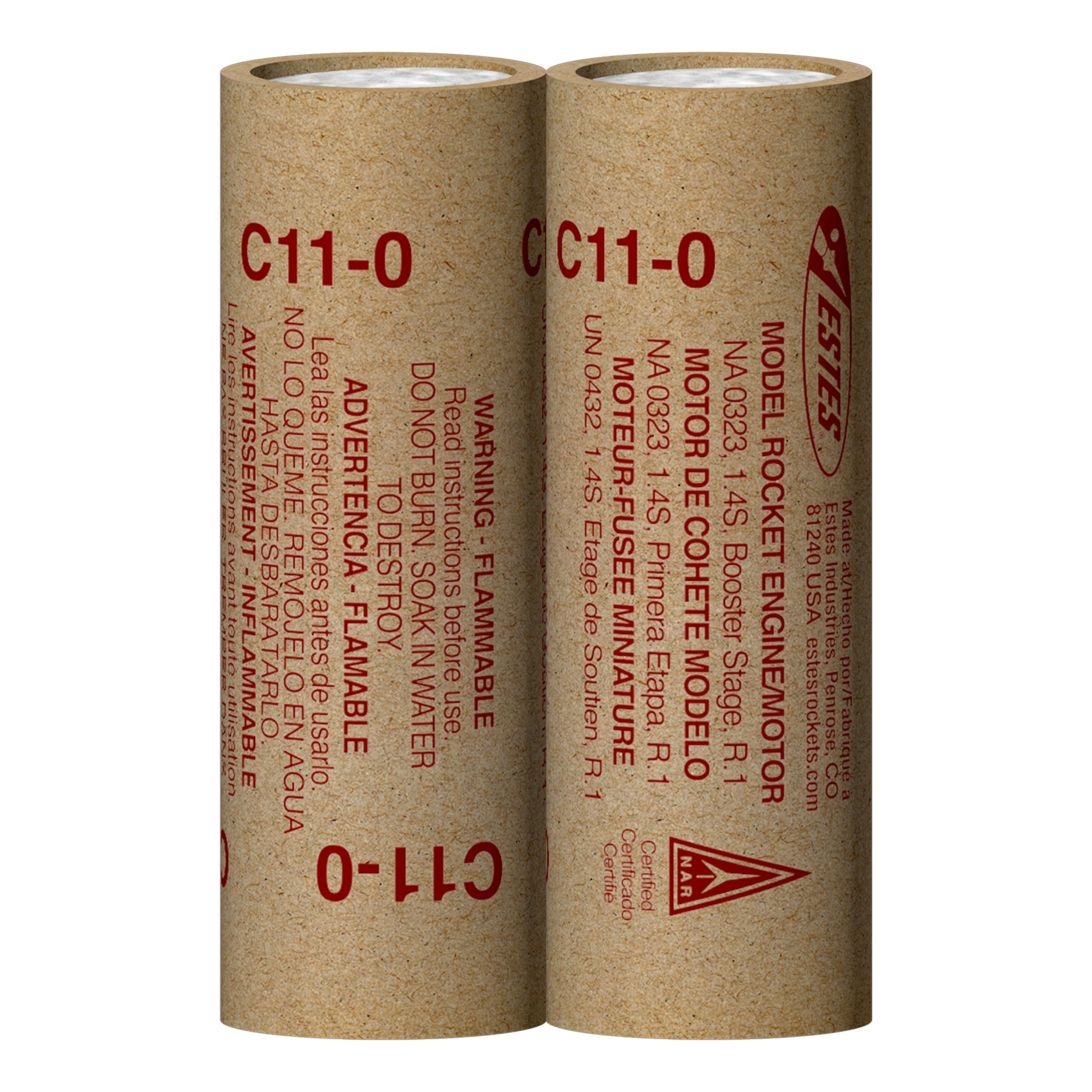 Estes C11-0 Model Rocket 24mm Engines Pack