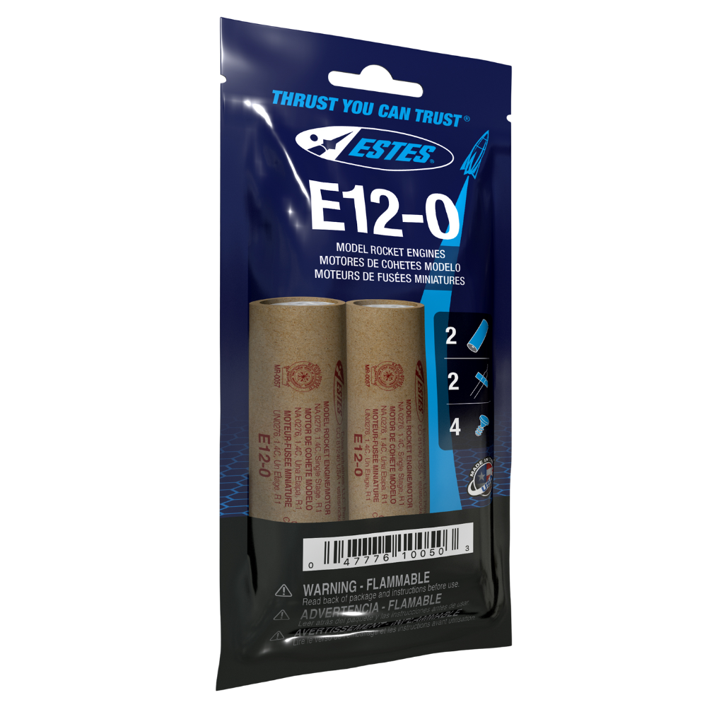 Estes E12-0 Model Rocket Engines 