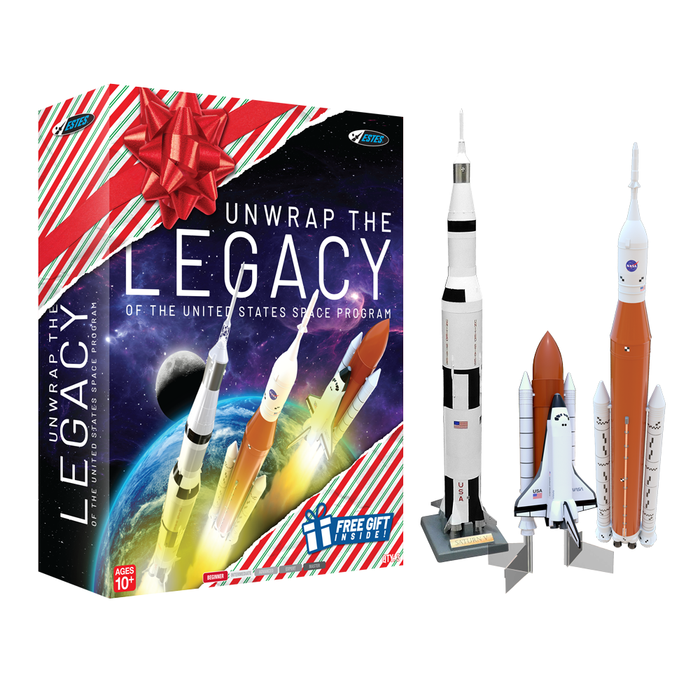 Estes Unwrap the Legacy Mega Pack Model Rocket Bundle