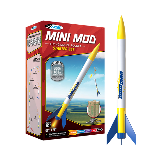 Estes Mini Mod Starter Set Model Rocket 