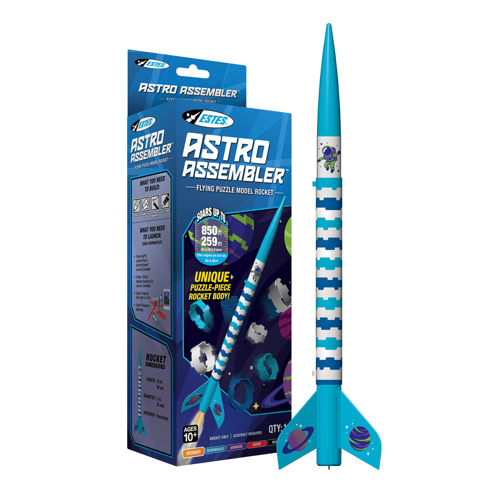 Estes Astro Assembler Puzzle Model Rocket Kit
