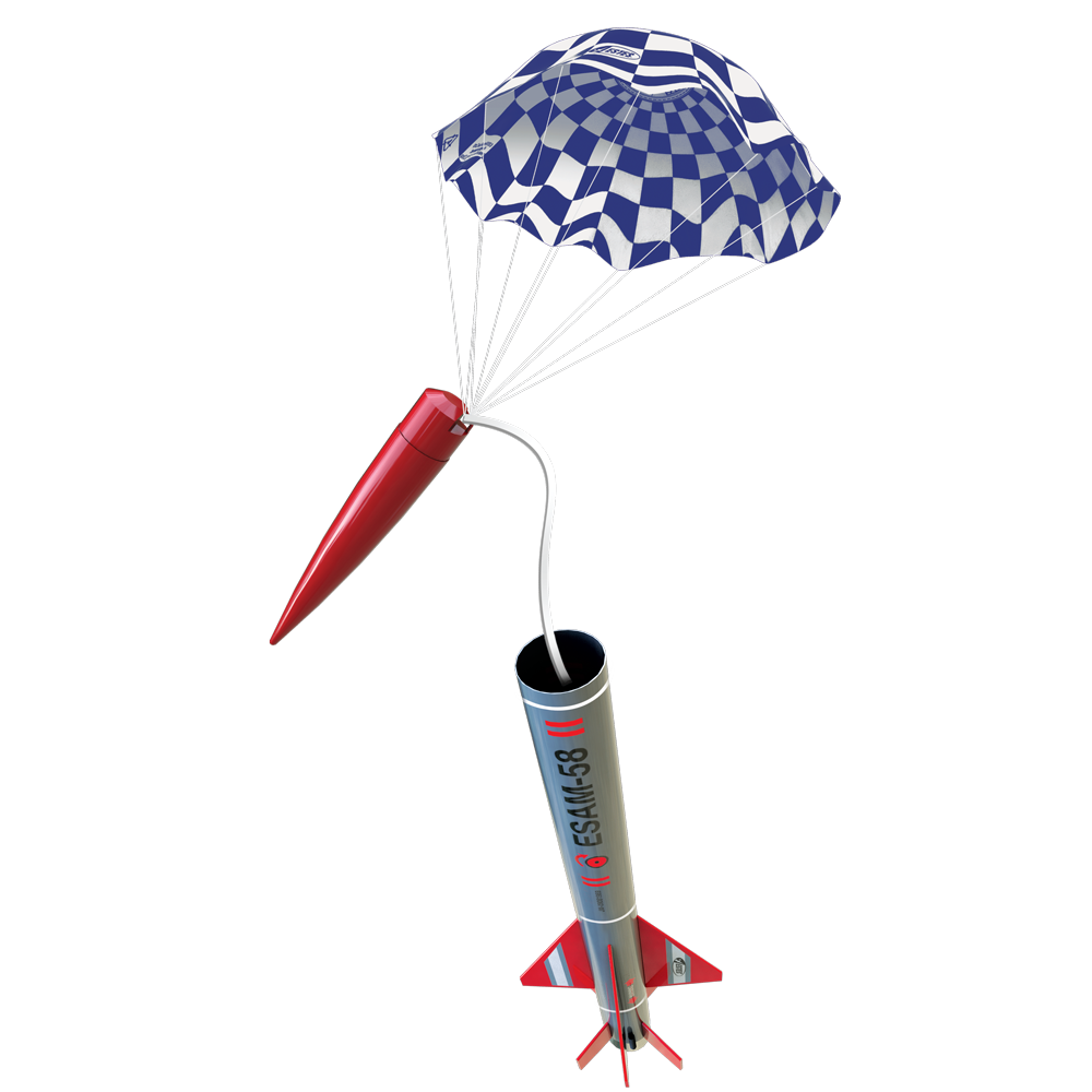 Estes ESAM-58 Model Rocket with Parachute Recovery