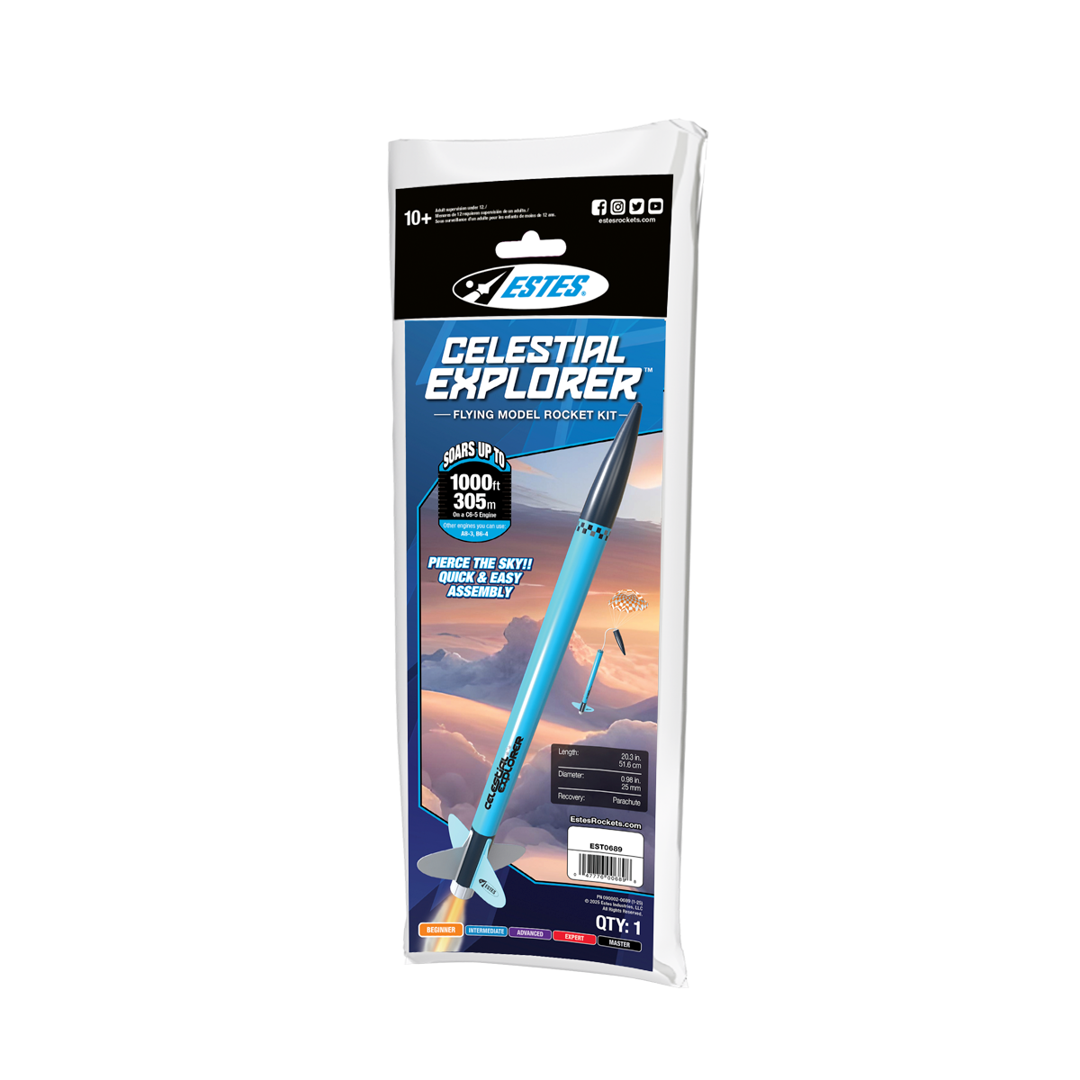 Estes Celestial Explorer Model Rocket Kit