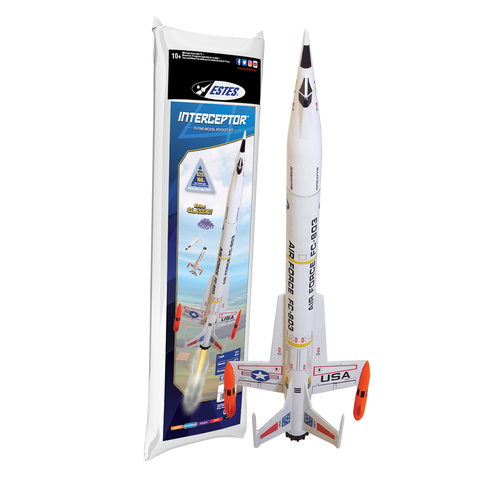 Estes Interceptor Flying Model Rocket Kit