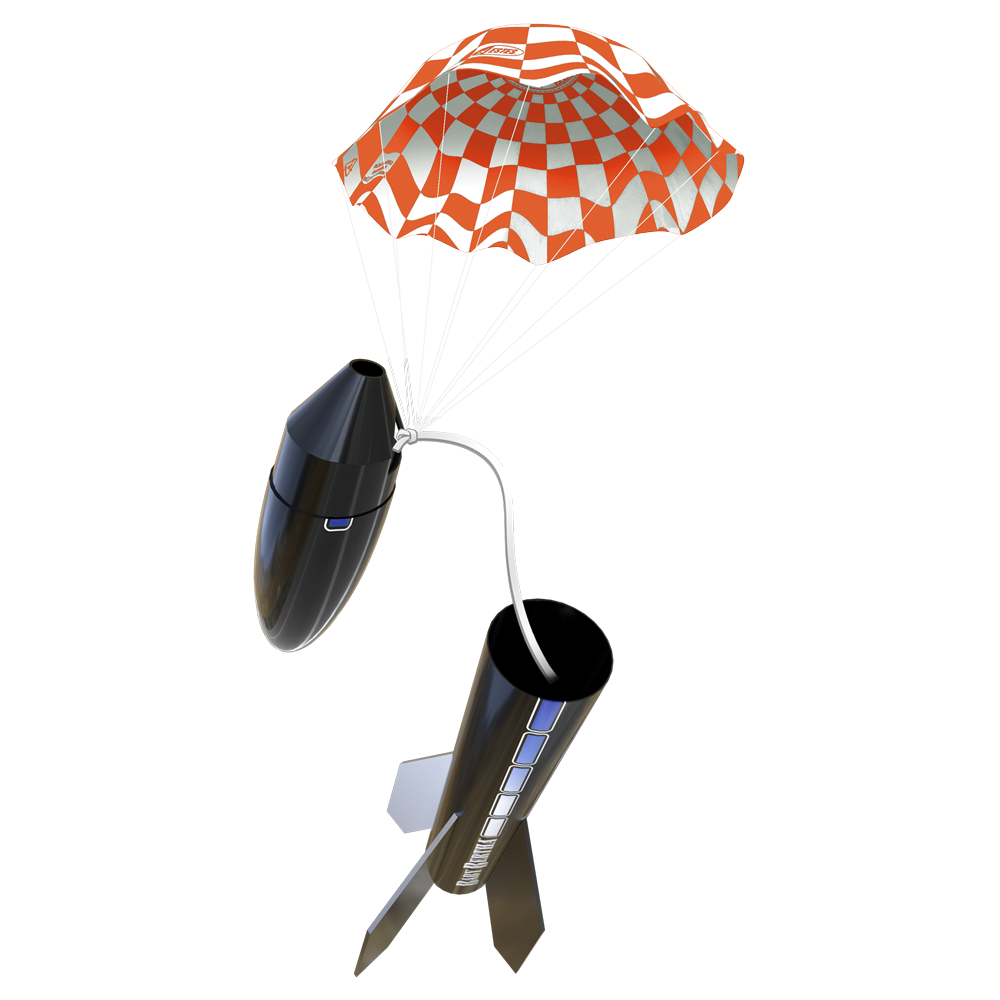 Estes Baby Bertha Flying Model Rocket with Parachute Recovery