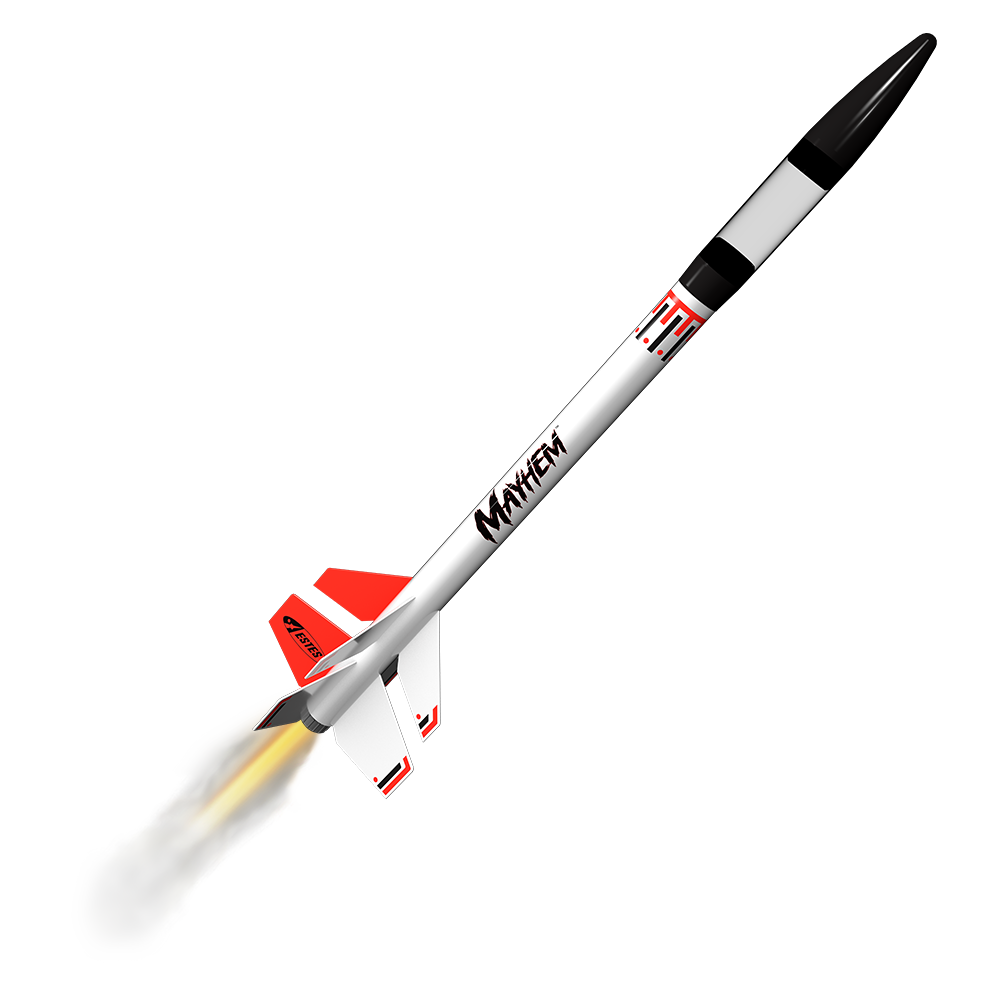 High Altitude Model Rockets Mayhem Model Rocket - Two-Stage, High-Altitude Kit – Estes Wholesale