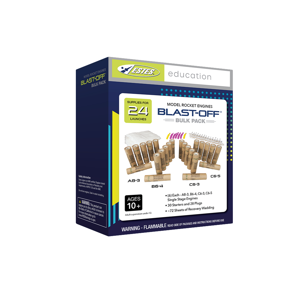 Estes Blast Off Model Rocket Engine Bulk Pack