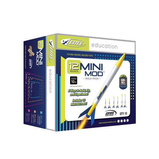 Estes Mini Mod Model Rocket Bulk Pack