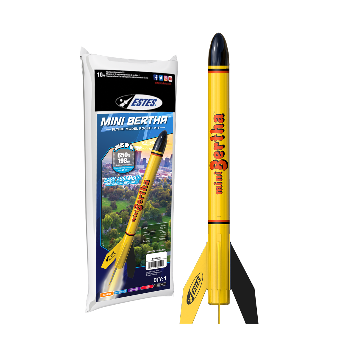 Estes Mini Bertha Model Rocket