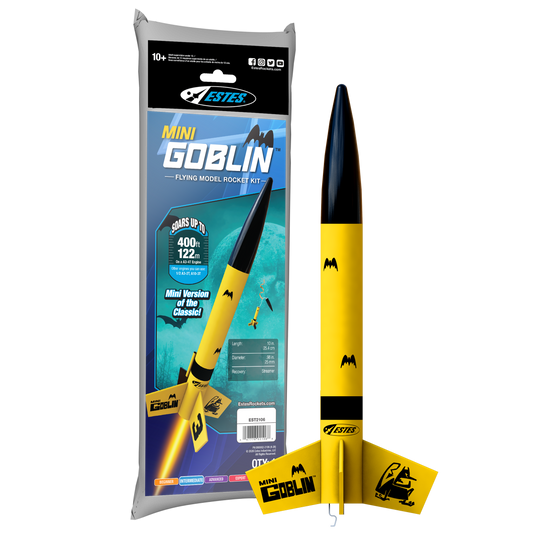 Estes Mini Goblin Flying Model Rocket Kit