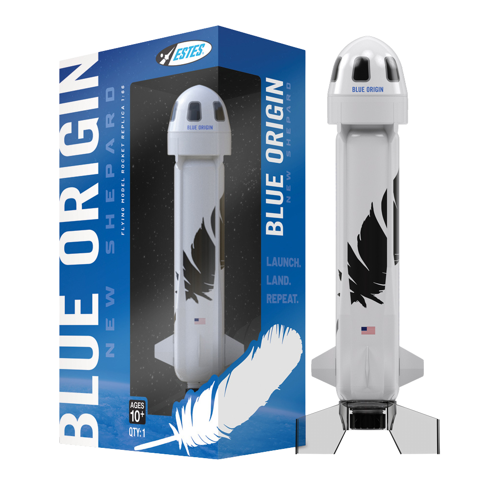 Estes Blue Origin New Shepard Ready-to-Fly Model Rocket Kit