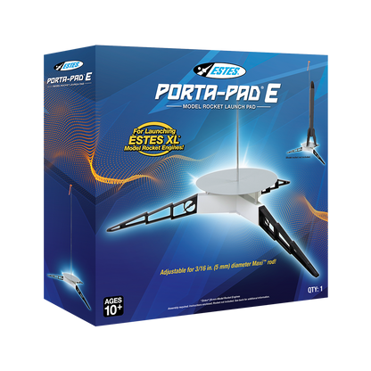 Estes Porta-Pad E Model Rocket Launch Pad Package - Front