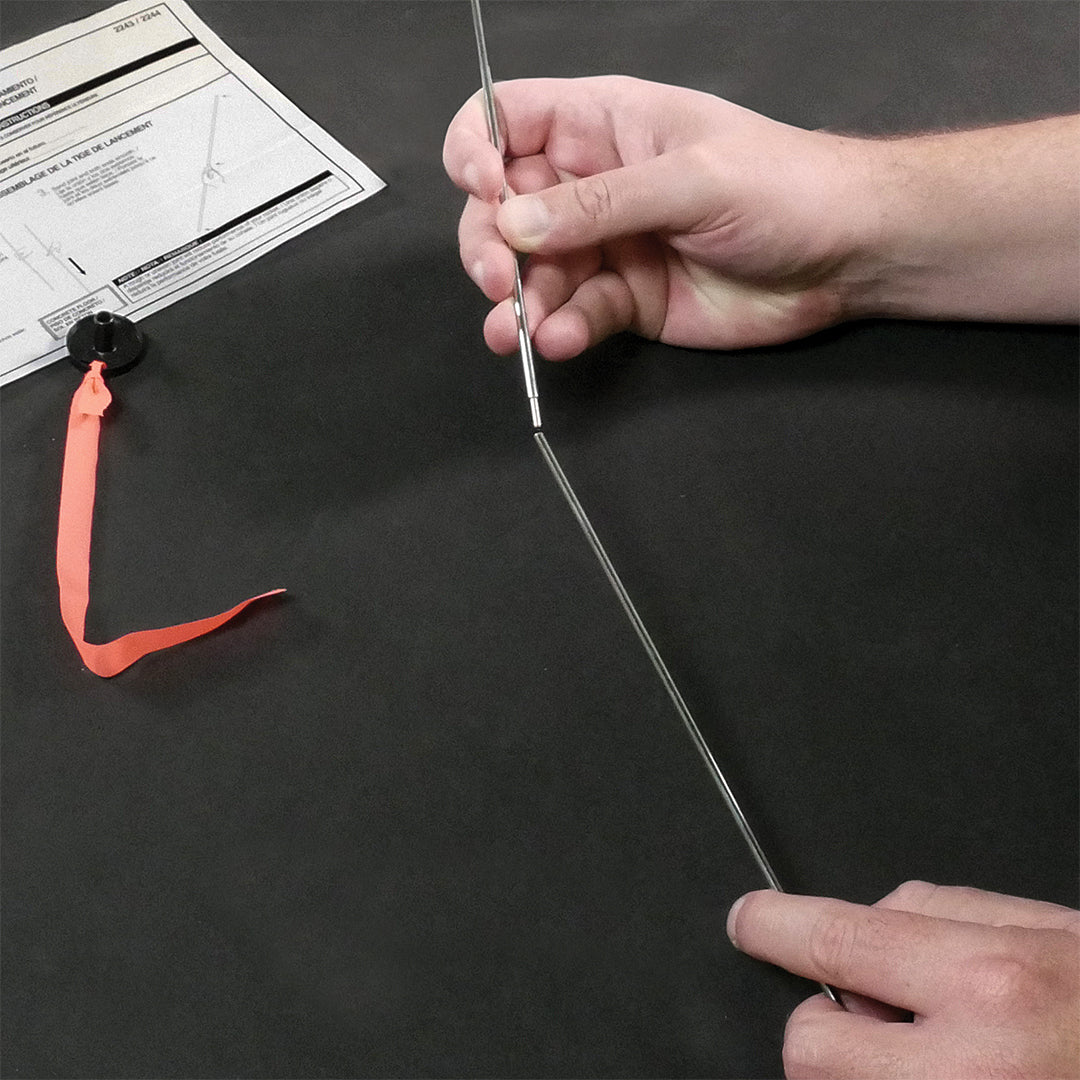 1/8" Two-Piece Model Rocket Launch Rod Assembly