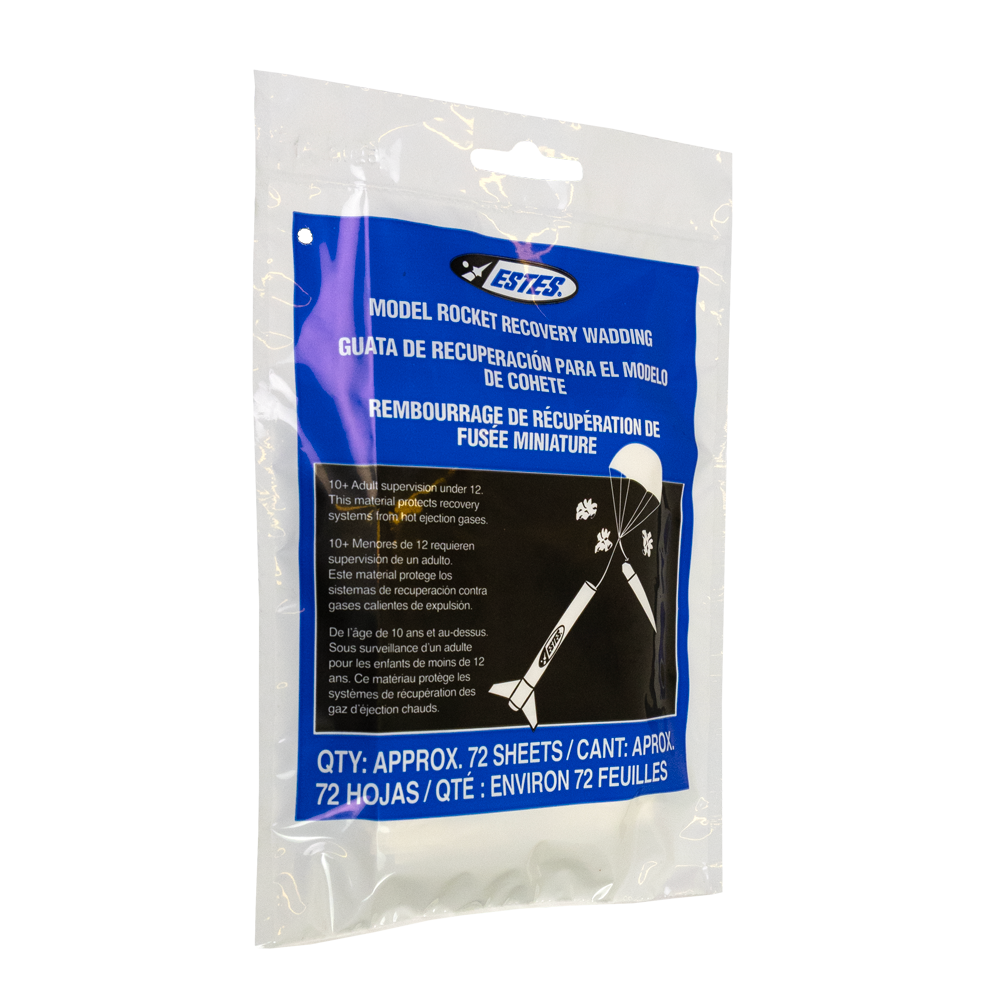 Estes Model Rocket Recovery Wadding