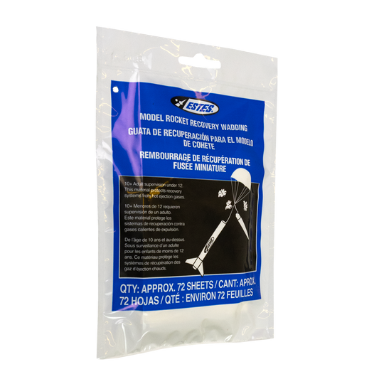 Estes Model Rocket Recovery Wadding