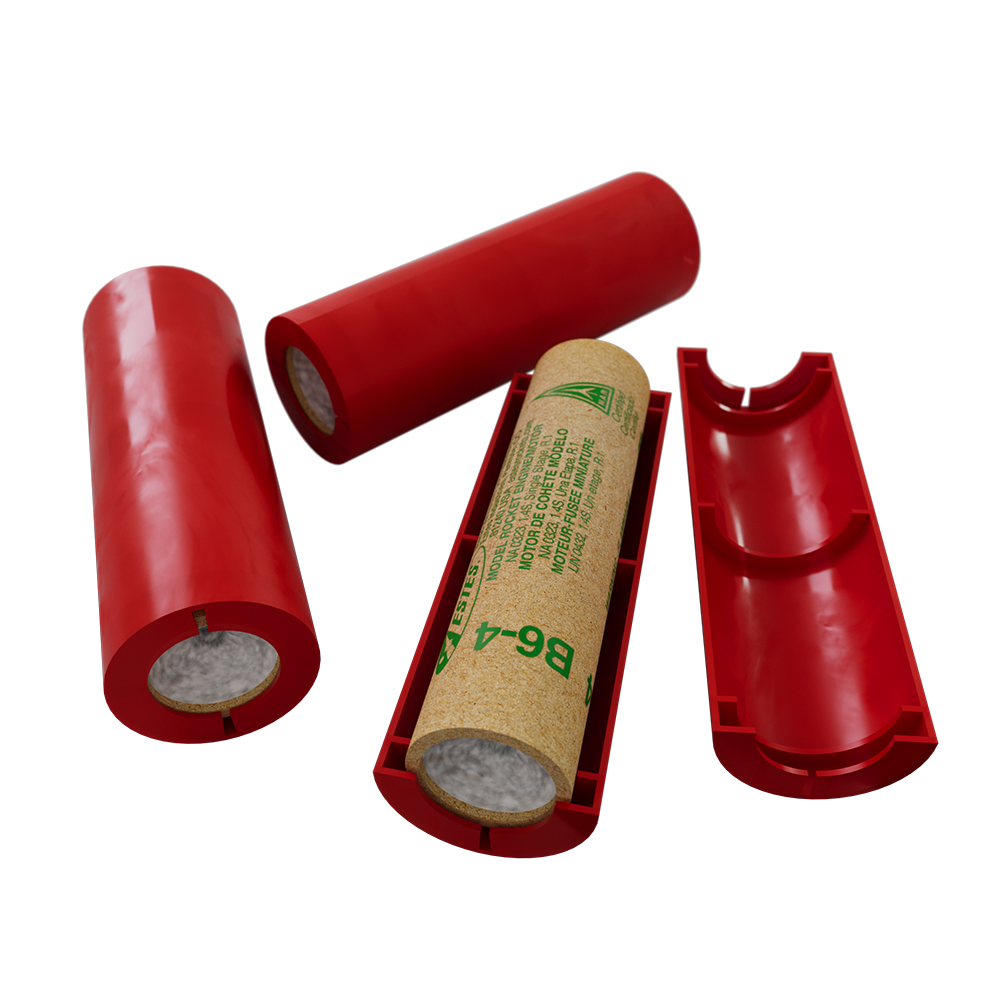 Model Rocket Engine Standard to D Adapter Set