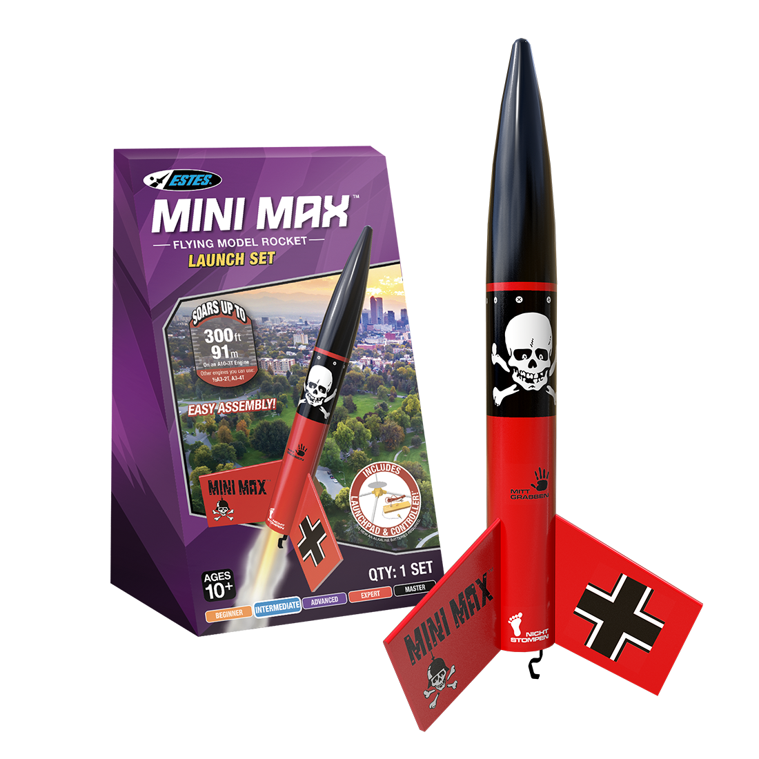 Rocket Micro Mini Mini Der Red Max™ Launch Set – Estes Wholesale