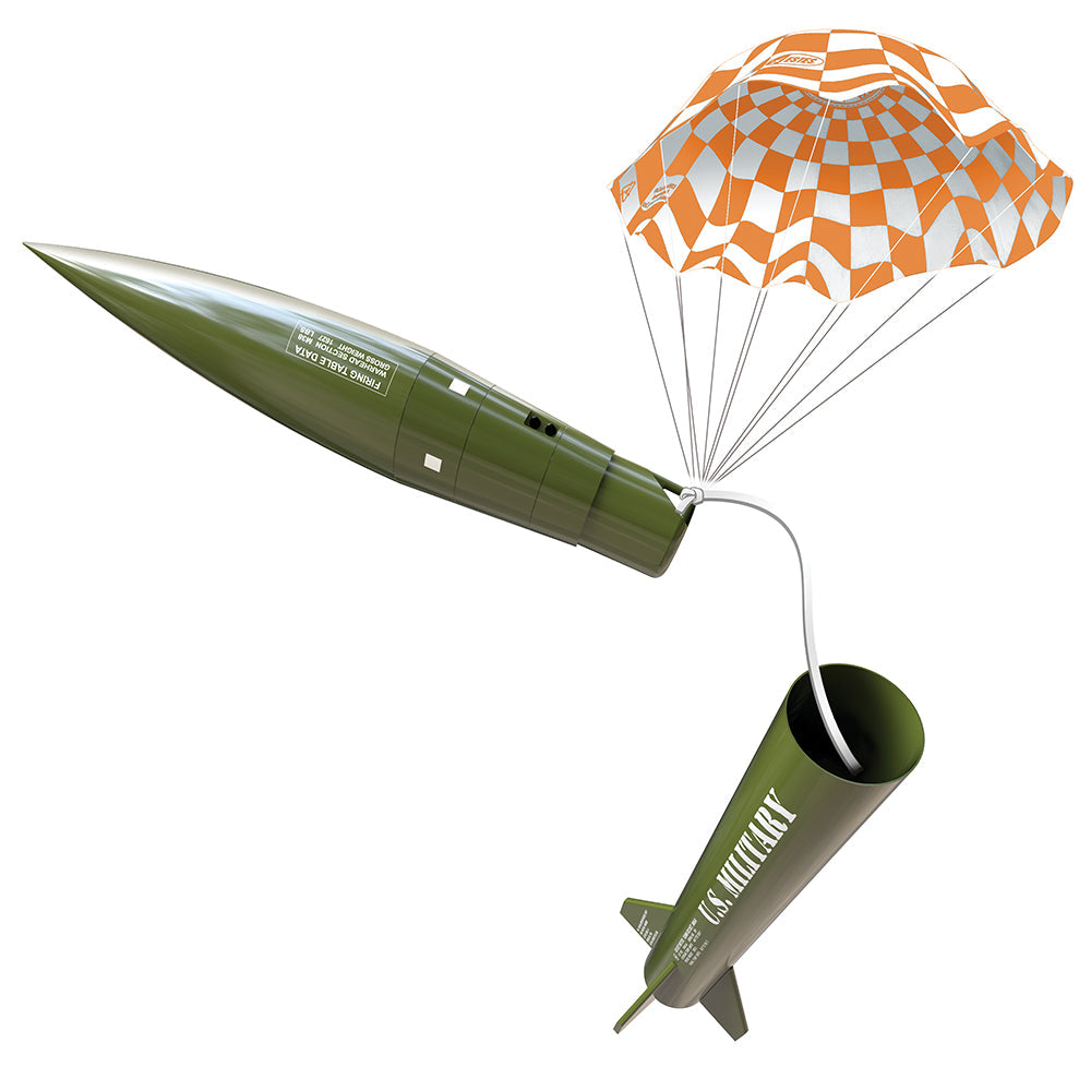 Mini Honest John Model Rocket Recovery Parachute