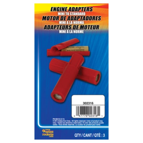 Engine Adapters Mini to Standard – Estes Wholesale