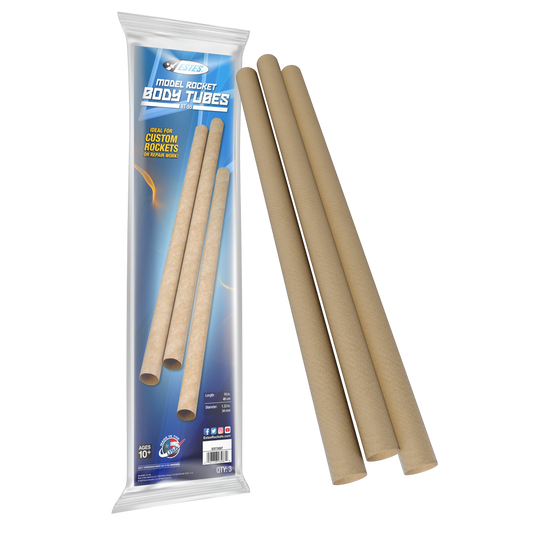Estes BT-50 Model Rocket Body Tubes - 3 Pack