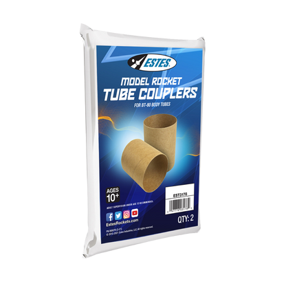 BT-80 Model Rocket Body Tube Coupler Pack