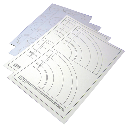 Estes Laser Cut Centering Rings and Paper Adapters for Model Rockets