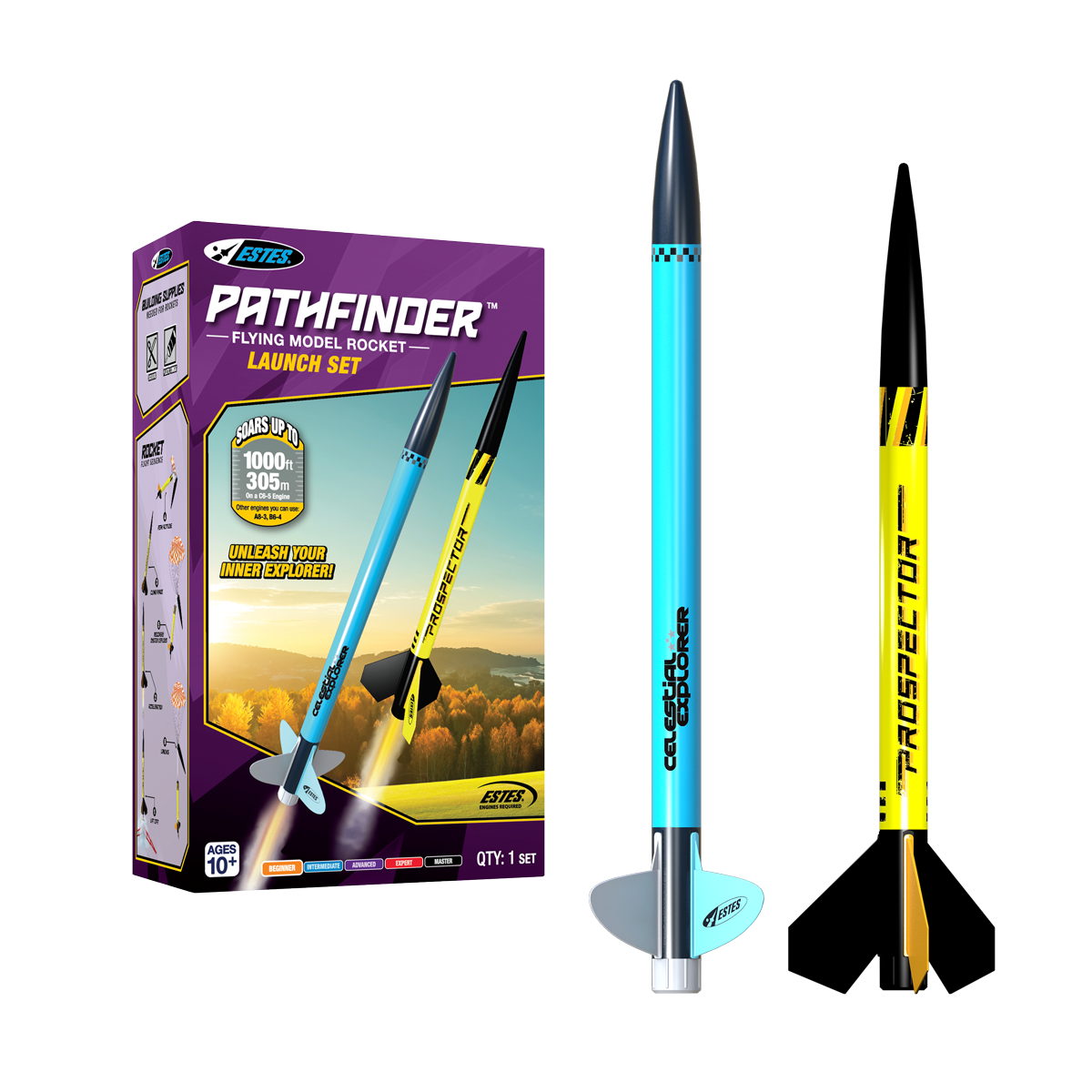 Estes Pathfinder Launch Set Model Rocket Kit