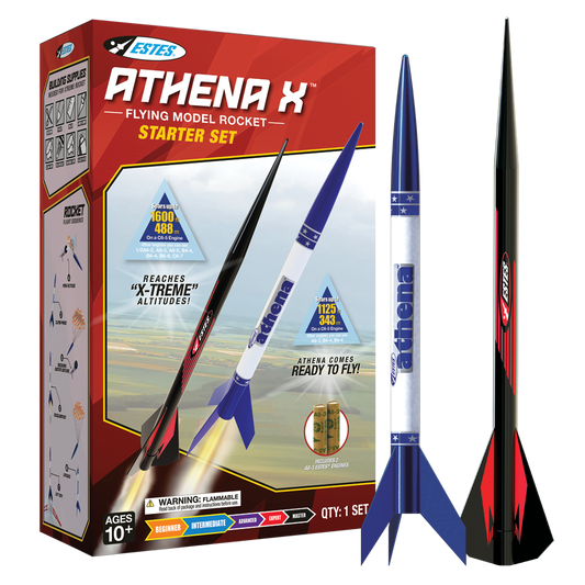 Estes Athena X Model Rocket Starter Set