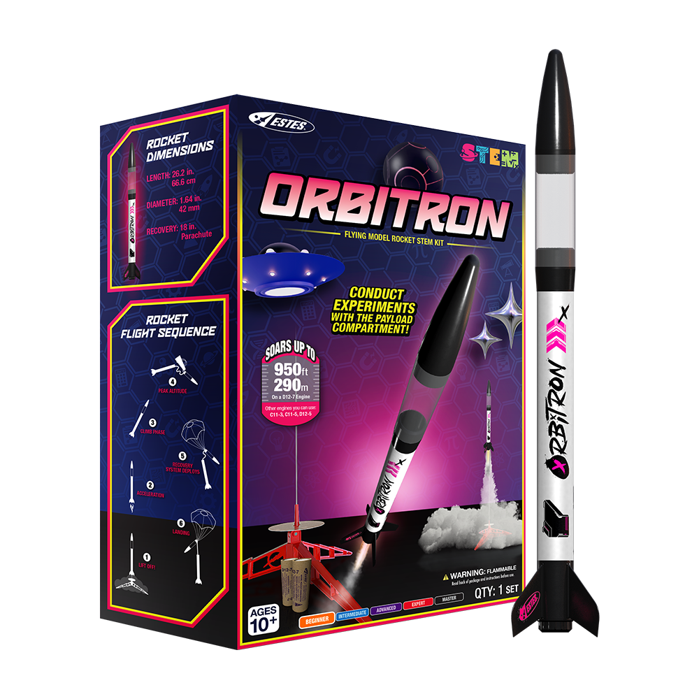 Estes Orbitron STEM Kit Model Rocket Set for Beginners