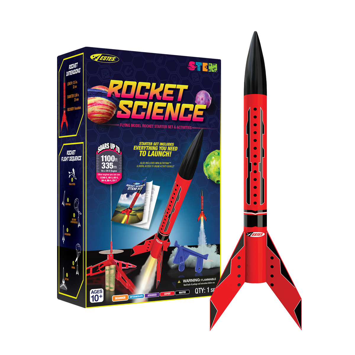 Rocket Science STEM Kit - Beginner Model Rocketry Kit for Retailers ...