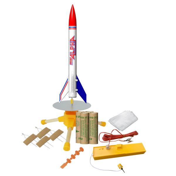 Mini Alpha Starter Set Beginner Model Rocket Kit – Estes Wholesale