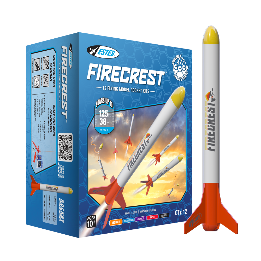 Estes Firecrest Flying Model Rocket Kit Bulk Pack
