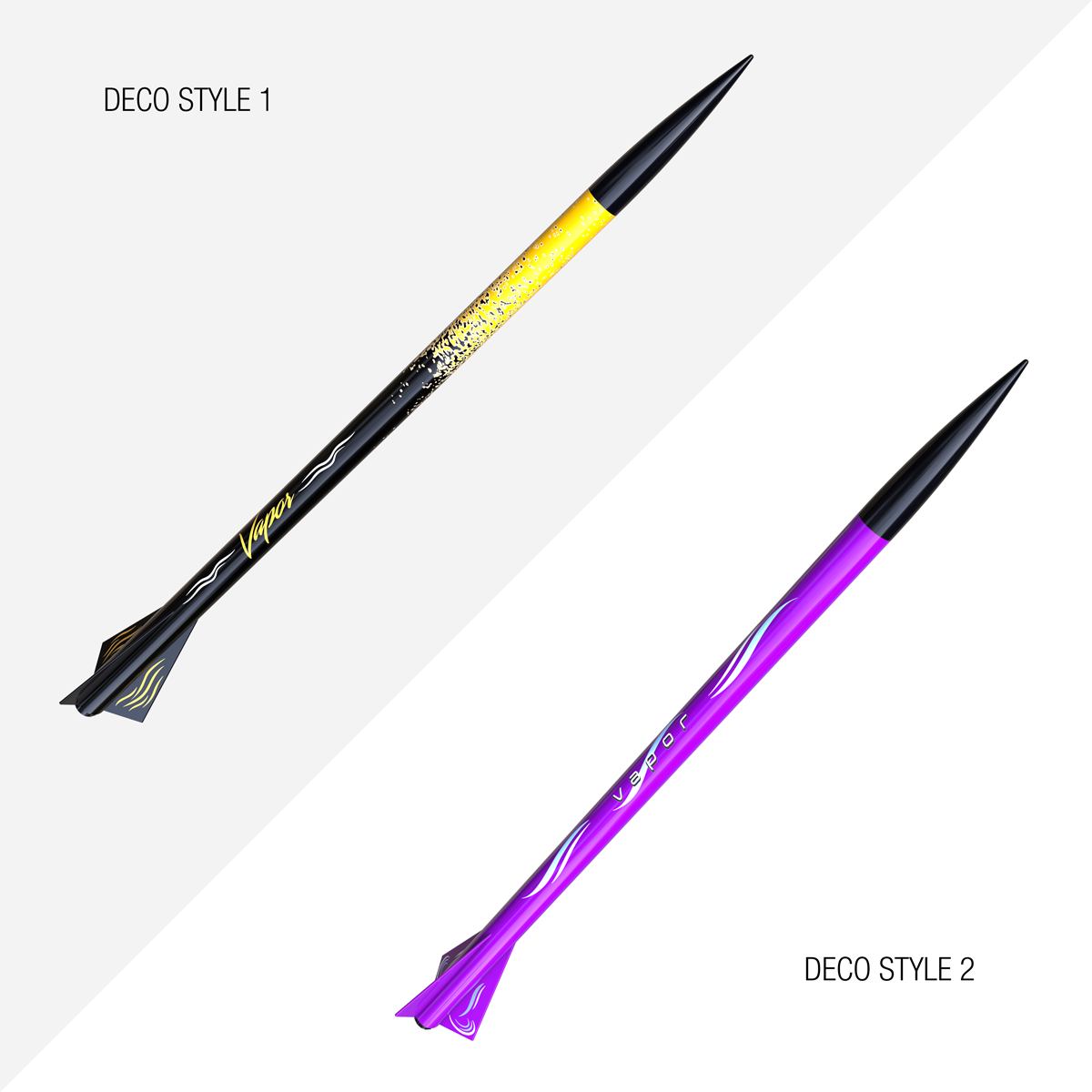 Estes Vapor Rocket Alternate Styles