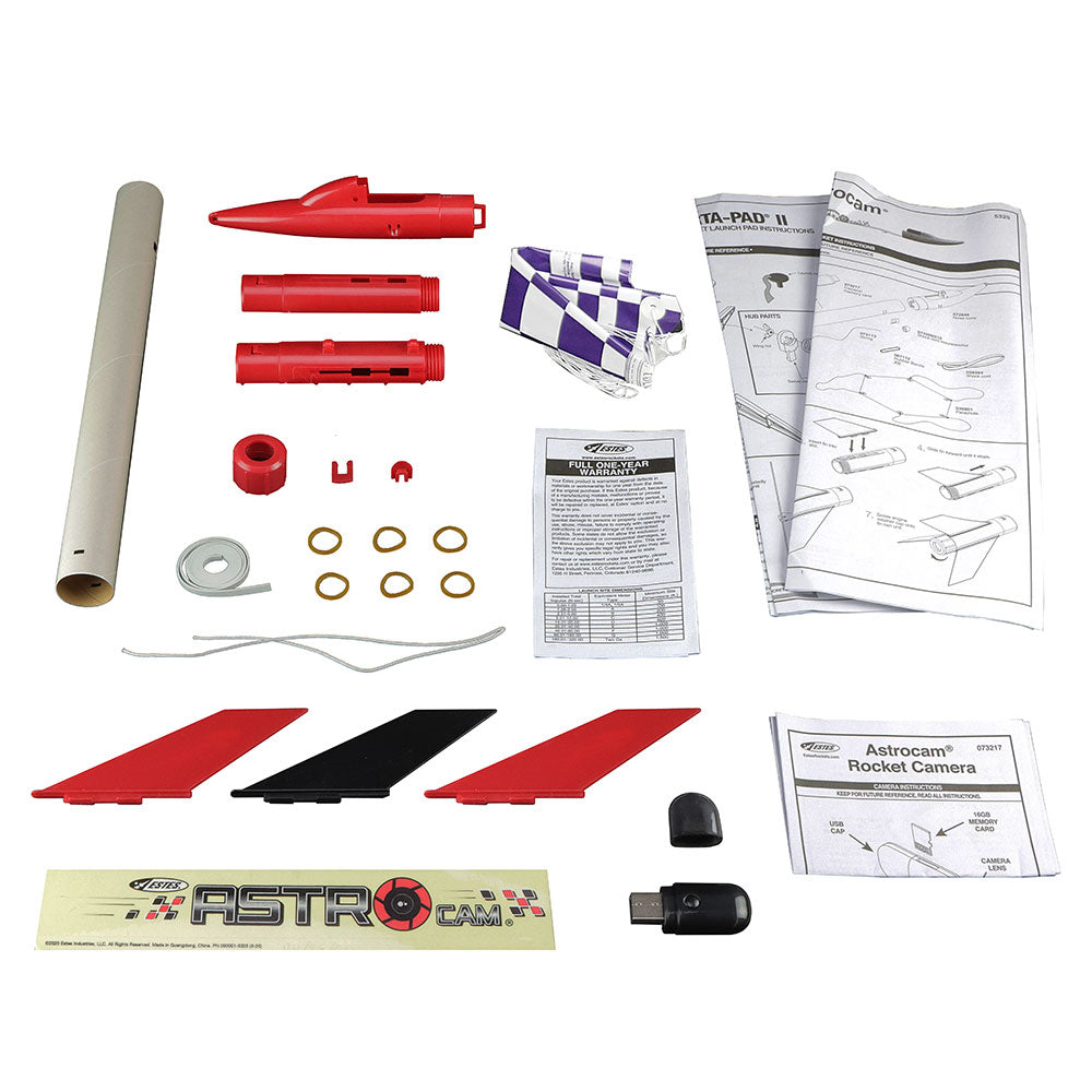 AstroCam Model Rocket Kit Parts